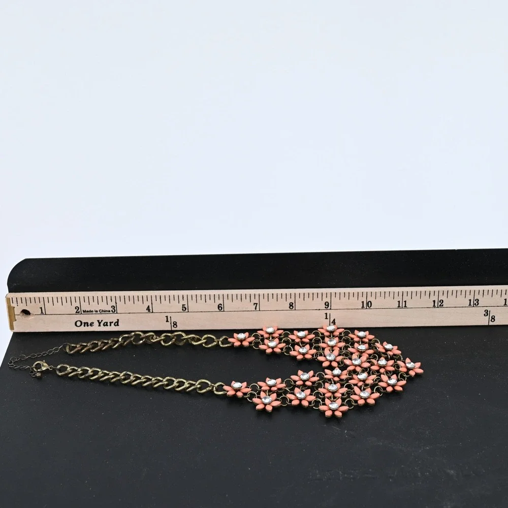N/A peach floral